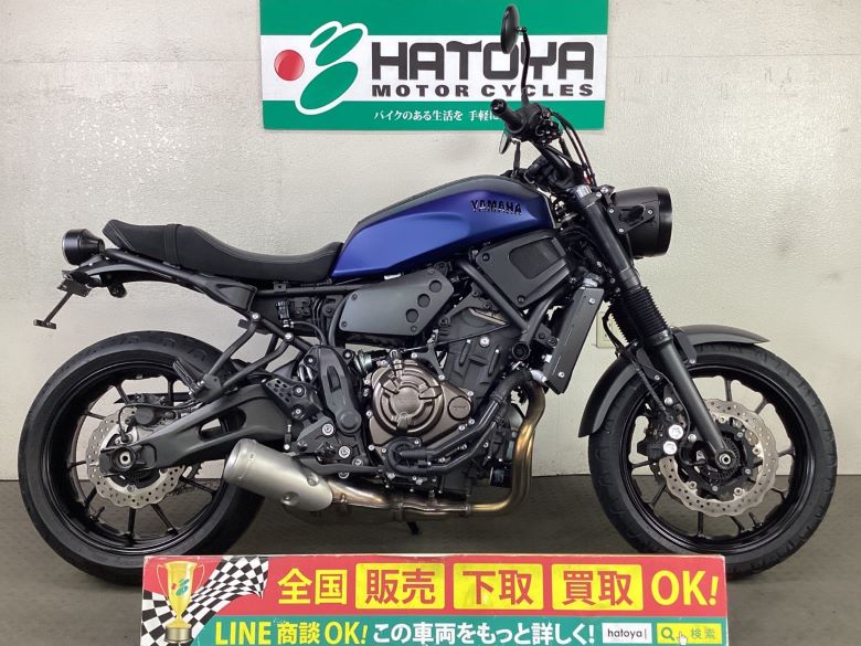 xsr700 トップ マット ブルー