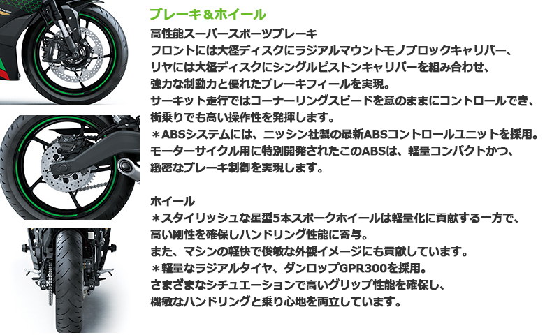 新車 20 KAWASAKI Ninja ZX-25R SE はとや(HATOYA)-スペック詳細